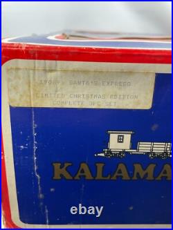 Kalamazoo G Scale Santa's Express Holiday Christmas Train Set with Controller