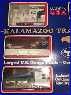 Kalamazoo Santa's Express Christmas Train Set G-Scale 1 Gauge 19089