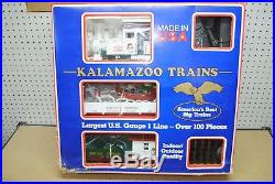 Kalamazoo Santa's Express Steam Freight Train Christmas Set (LGB) G-Scale NEW
