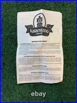Kalamazoo Toy Train Works Locomotive & Tender Gauge Midwest Central RR Free Ship Kalamazoo Toy Train Works Locomotive & Tender Gauge Midwest Central RR Free Ship