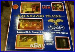 Kalamazoo Trains 1990 Ornament Express G Scale Train Set
