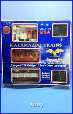 Kalamazoo Trains G Scale Christmas Train Set Ornament Express Holiday 19090-2