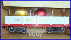 Kalamazoo Trains G Scale Christmas Train Set Ornament Express Holiday 19090-2