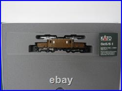 Kato N 10-1987 Rhaetian Railway Class GE 6/6 I Crocodile Passenger Train Set