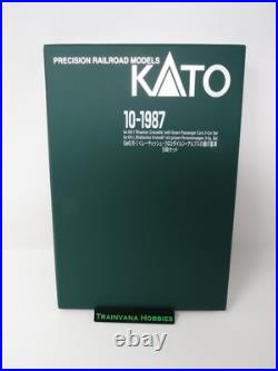 Kato N 10-1987 Rhaetian Railway Class GE 6/6 I Crocodile Passenger Train Set