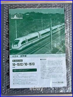 Kato N-Scale 10-1512 ICE4 Basic set 7-car set Model train New