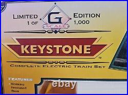 Keystone Electric Train Set 32001 G Scale Die-cast wheels New Limited Edition