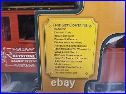 Keystone Electric Train Set 32001 G Scale Die-cast wheels New Limited Edition