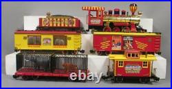 Keystone Locomotive 33001 G Scale Circus Train Set Limited Edition/Box