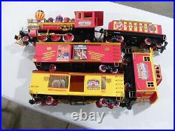 Keystone Locomotive 33001 G Scale Circus Train Set Limited Edition Tested Works