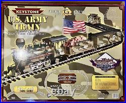 Keystone U. S. Army Train NEW Electric Set Limited Edition G Scale