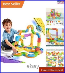 Klick Rail Electric Train Set 3D Magic Flexible Race Track for Kids 3 4 5 6 7