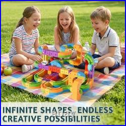 Klick Rail Electric Train Set 3D Magic Flexible Race Track for Kids 3 4 5 6 7