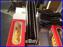 LGB 100 Yr Passenger Train Set + Track Expansion Set + Extra Car + Crane + Track