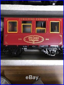 LGB 100th Anniversary Jahre Lehmann Model Train Set G Scale withOrig. Box