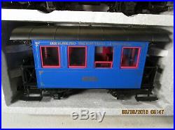 LGB 1881-1991 Blue Train Set 20301 G Scale +Transformer Xtra Track Tested VGC