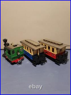 LGB 1986 Starter Train Set 20301 0-4-0 G Scale Tested Works! No Missing Parts