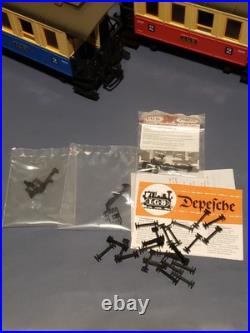LGB 1986 Starter Train Set 20301 0-4-0 G Scale Tested Works! No Missing Parts