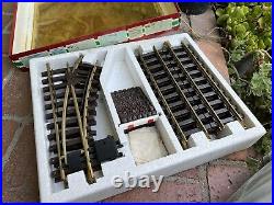 LGB 19902 Train Station / Siding Extender Track Set G Gauge Scale Switches