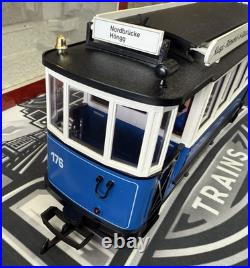 LGB 20202 2035 Trolley Street Cars Set Blue G Scale Tested LN/Box LGB 20202 2035 Trolley Street Cars Set Blue G Scale Tested LN/Box
