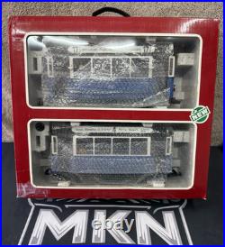LGB 20202 2035 Trolley Street Cars Set Blue G Scale Tested LN/Box LGB 20202 2035 Trolley Street Cars Set Blue G Scale Tested LN/Box
