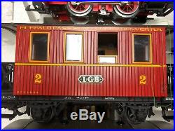 LGB 20301BP (Buffalo Pass) train set with 2 extra cars