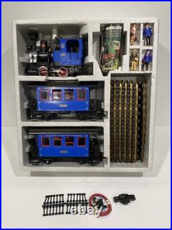 LGB 20301BZ The Blue Train Set RARE TESTED LN/Box No Transformer G Scale LGB 20301BZ The Blue Train Set RARE TESTED LN/Box No Transformer G Scale