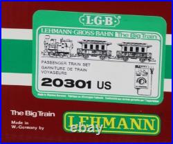 LGB 20301 US Passenger Train Set Made in West Germany G-Gauge/Scale EXC NO TRACK