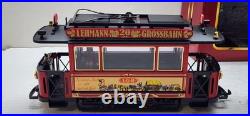LGB 2030 TROLLEY SET 1968-1988 ANNIVERSARY 2036 G SCALE TRAIN STREET CAR With BOX