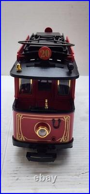 LGB 2030 TROLLEY SET 1968-1988 ANNIVERSARY 2036 G SCALE TRAIN STREET CAR With BOX