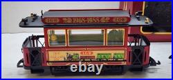 LGB 2030 TROLLEY SET 1968-1988 ANNIVERSARY 2036 G SCALE TRAIN STREET CAR With BOX