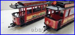 LGB 2030 TROLLEY SET 1968-1988 ANNIVERSARY 2036 G SCALE TRAIN STREET CAR With BOX