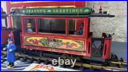 LGB 2036 Christmas Season Greetings Trolley Anniversary Set Tested LN/Box