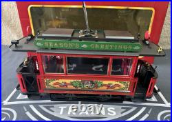LGB 2036 Christmas Season Greetings Trolley Anniversary Set Tested LN/Box