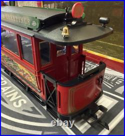 LGB 2036 Christmas Season Greetings Trolley Anniversary Set Tested LN/Box