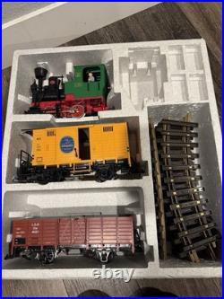 LGB 20401 US The Big Train Steam Freight Starter Set G Scale Missing Toy Transfo