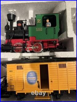 LGB 20401 US The Big Train Steam Freight Starter Set G Scale Missing Toy Transfo