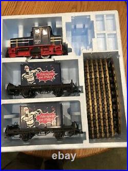 LGB 20412PV Commander Rom Diesel Container Freight Train Set, Philips Video