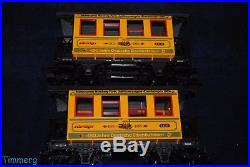 LGB 20528 Schweiger Train Set Locomotive, Passenger Cars, Accessories