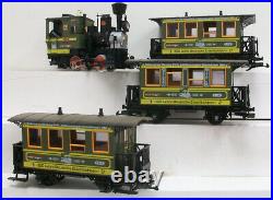 LGB 20533 Green Schweiger G Gauge Steam Train Set EX/Box