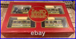 LGB 20533 Limited-Edition Green Schweiger 150 Jahre Set with Car Ceiling Lights