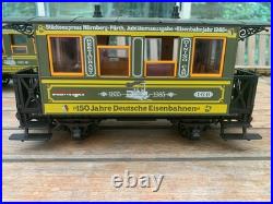 LGB 20533 Limited-Edition Green Schweiger 150 Jahre Set with Car Ceiling Lights