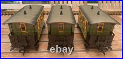 LGB 20533 Limited-Edition Green Schweiger 150 Jahre Set with Car Ceiling Lights