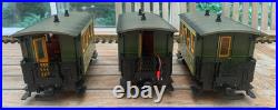 LGB 20533 Limited-Edition Green Schweiger 150 Jahre Set with Car Ceiling Lights