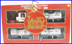 LGB 20539 G Gauge Nurnberger Bierzug Beer Steam Train Set EX/Box