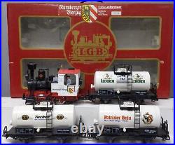 LGB 20539 G Scale Nurnberger Bierzug Beer Steam Train Set LN/Box