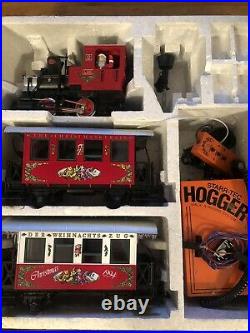 LGB 20540US G Scale Christmas Train Santa Steam Loco Set/Box Starr-Tec Hogger
