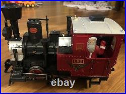 LGB 20540US G Scale Christmas Train Santa Steam Loco Set/Box Starr-Tec Hogger