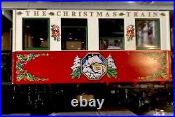 LGB 20540US G Scale Christmas Train Santa Steam Loco Set/Box, With Extra Tracks