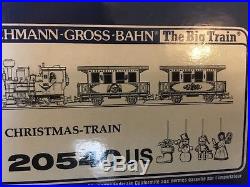 LGB 20540 Christmas Train G Scale Rare Vintage Set In Original Box Toy w Track